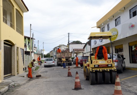 Chuva impede andamento da operação tapa-buraco