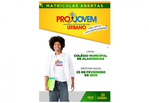Urbano tem matrículas abertas