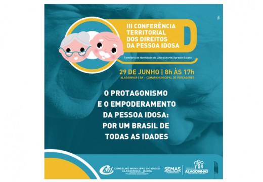 Prefeitura promove III Conferência Territorial dos Direitos das Pessoas Idosas