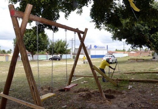 SESEP garante parque infantil em praças