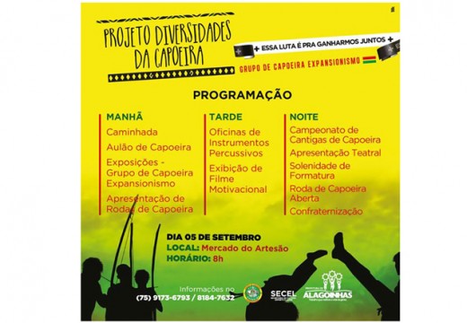 Dia Municipal da Capoeira é celebrado Alagoinhas