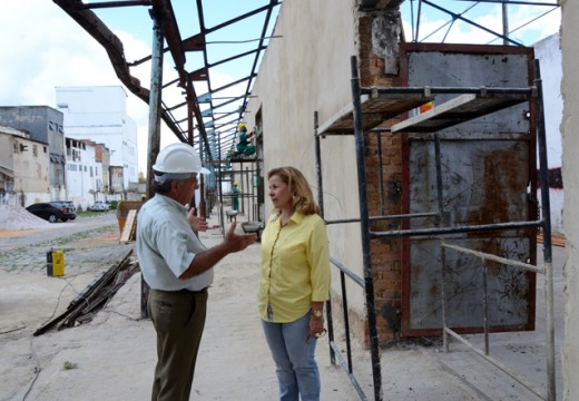 Estação de Transbordo segue em obras