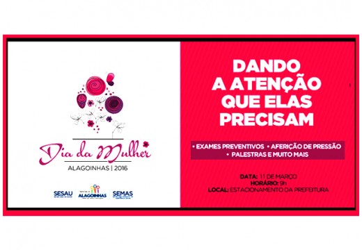 Prefeitura promove ações em comemoração ao Dia Internacional da Mulher