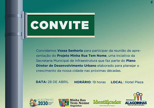 Prefeitura lança Projeto ‘Minha rua tem nome’