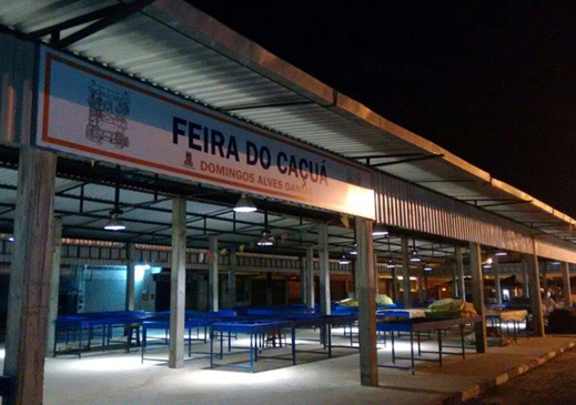Feira do Caçuá tem nova iluminação