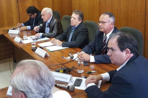 Secretário Geraldo Almeida apresenta estudo sobre citricultura no Ministério da Agricultura