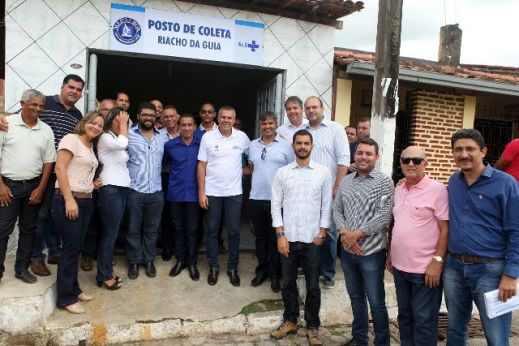 Joaquim Neto inaugura posto do Laboratório Municipal no Riacho da Guia