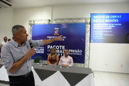Joaquim Neto lança pacote de obras de R$ 71,5 milhões para Alagoinhas