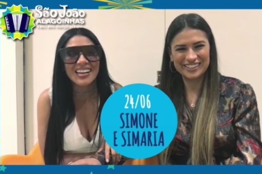 Solange e Simone&Simaria gravam vídeos para o São João de Alagoinhas