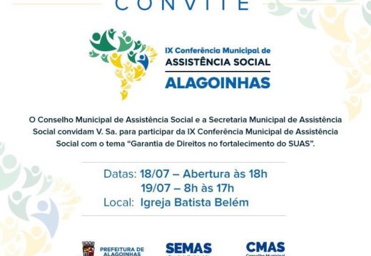 SEMAS e CMAS realizam a IX Conferência Municipal de Assistência Social