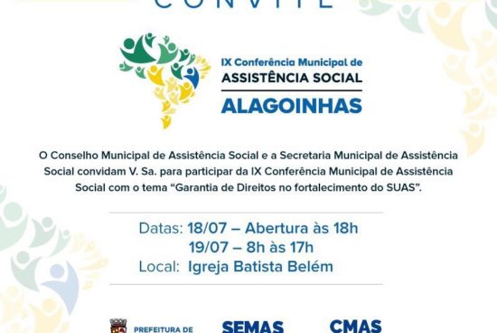 SEMAS e CMAS realizam a IX Conferência Municipal de Assistência Social