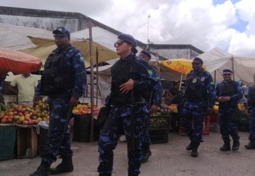 Guarda Municipal atua em operação de segurança da PM, na Central de Abastecimento