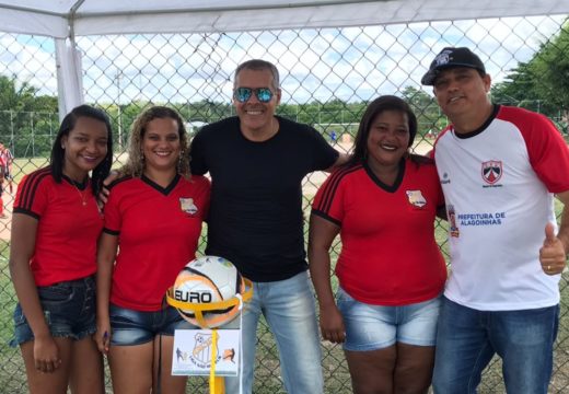 Prefeito Joaquim Neto participa de abertura do 25º Campeonato da Liga São Mateus