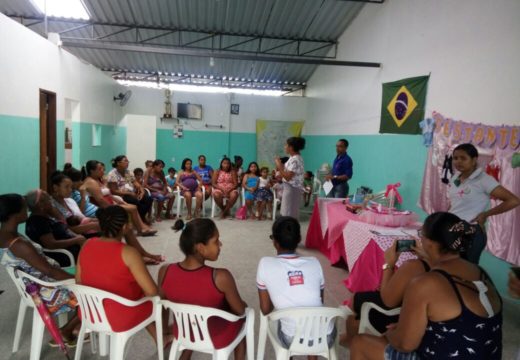 SEMAS promove oficina de cuidados para as gestantes no CRAS de Nova Brasília