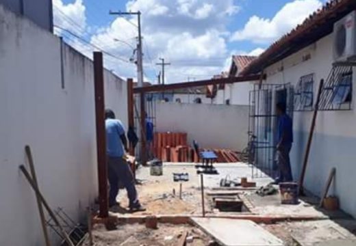 Prefeitura realiza obra de ampliação no posto de saúde em Santa Terezinha