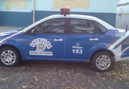 Viatura da Guarda Municipal recebe plotagem da Patrulha Maria da Penha