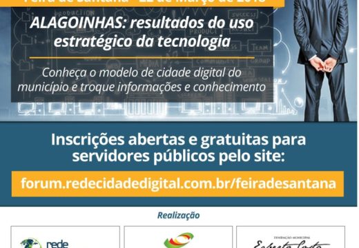 Alagoinhas participa do 1º Fórum de Cidades Digitais em Feira de Santana