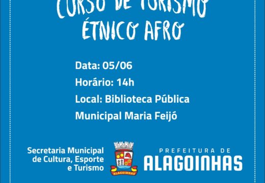 Prefeitura abre inscrições para curso de Turismo Étnico Afro