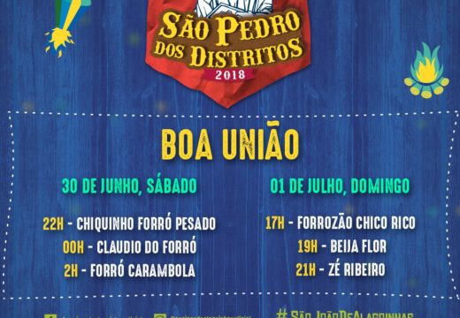 São Pedro nos distritos: Começa hoje a festa em Riacho da Guia e Boa União; confira a programação