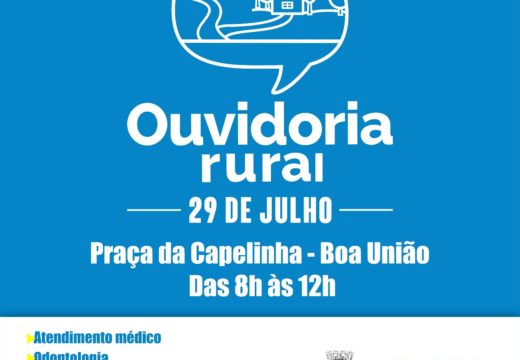 Ouvidoria Rural leva atendimentos gratuitos a Boa União neste domingo (29)