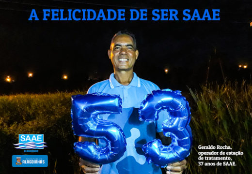 SAAE 53 ANOS: A dedicação do experiente operador de estação