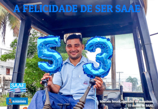 SAAE 53 anos: O difícil e belo trajeto do operador de máquinas