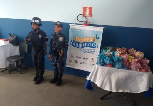 Comemorando o Dia das Crianças, Guarda Municipal realiza programação especial com alunos da Escola Marco Maciel