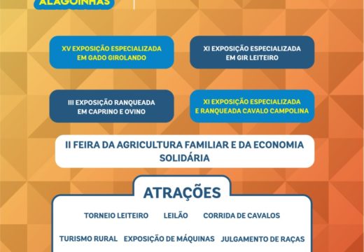 Prefeitura divulga programação oficial da 21ª Expo Alagoinhas