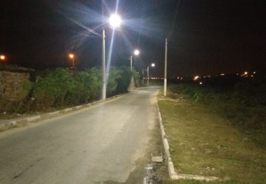 Prefeitura reforça iluminação pública com serviços de extensão de rede