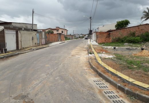 Obras na Rua das Amendoeiras estão em fase de conclusão