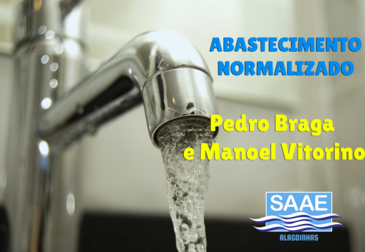 Abastecimento é normalizado no Pedro Braga e Manoel Vitorino