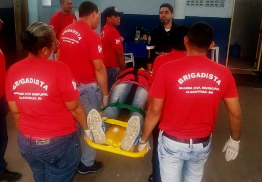 SAMU promove treinamento de primeiros socorros para a Brigada de Incêndio da Guarda Municipal de Alagoinhas