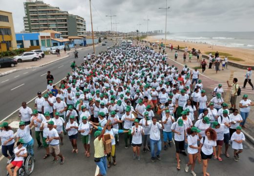 Entidades de Alagoinhas participam de caminhada promovida pela Federação Baiana de Desporto