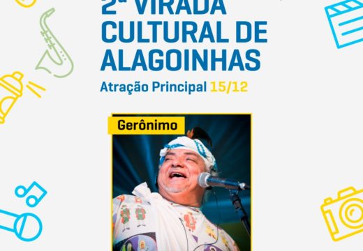 Cantor Gerônimo se apresenta em Alagoinhas na 2ª Virada Cultural