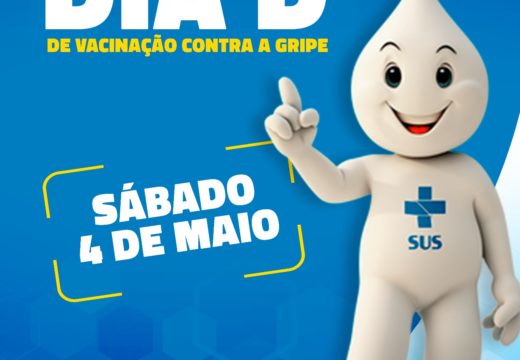 “Dia D”: Equipes da saúde intensificam ações e realizam imunização contra a Influenza neste sábado (4)