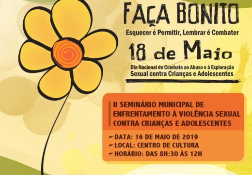 “Faça Bonito”: Prefeitura realiza II Seminário de enfrentamento à violência sexual contra crianças e adolescentes