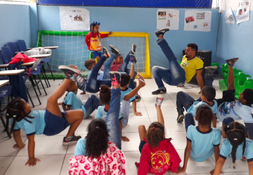 SAAE realiza oficina de capoeira na Escola Municipal Alagoinhas IV