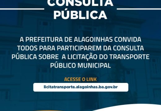 Consulta Pública Online para a licitação do transporte público coletivo pode ser realizada até esta quarta-feira (16)