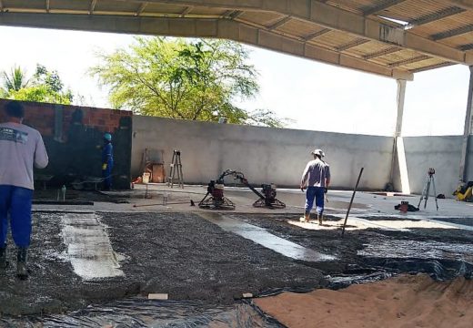 INVESTIMENTO: SAAE avança com obras da nova oficina de manutenção na Estação Sobocó