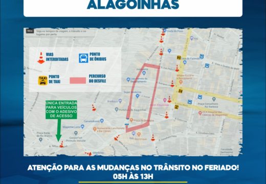 Confira as alterações de tráfego para o desfile de 7 de setembro
