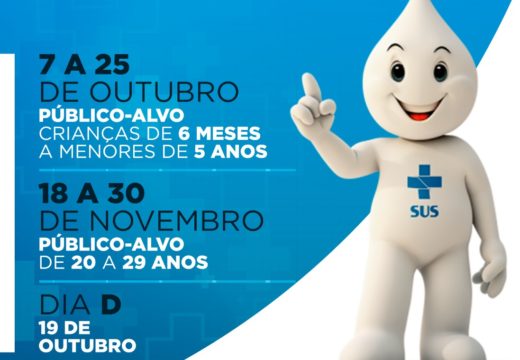 DIA D: Unidades de Saúde estarão abertas neste sábado (19) para a vacinação contra o Sarampo