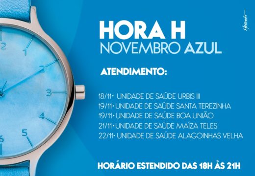 Novembro Azul: Esta semana, Corujão da Saúde chega à Santa Terezinha, Portões, Urbis III, Boa União, Riacho da Guia, Maíza Teles e Alagoinhas Velha; confira a programação