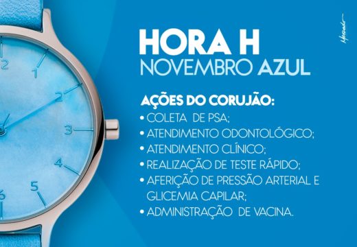 Novembro Azul: Começa nesta segunda-feira (11) mais um Corujão, com atendimentos estendidos voltados à Saúde do Homem