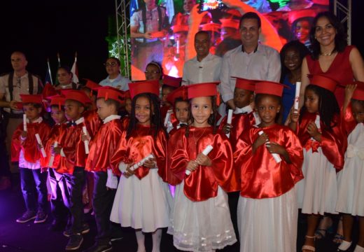 1ª formatura conjunta do grupo de 5 anos da Educação Infantil reúne quase 600 alunos em solenidade na Praça Pedro Dórea