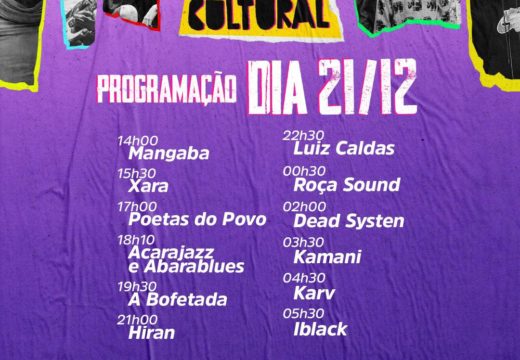 Começa neste sábado (21) a 3ª edição da Virada Cultural de Alagoinhas