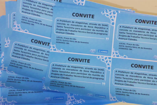 AVANÇAR CIDADES: Prefeitura convida moradores de Nova República e Santa Terezinha para reunião sobre ações sociais