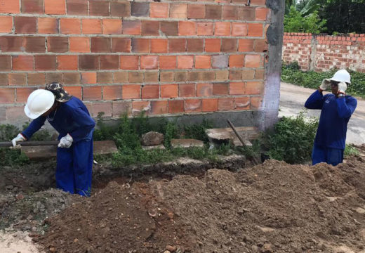 SAAE realiza obras de esgotamento sanitário em Brasilinha