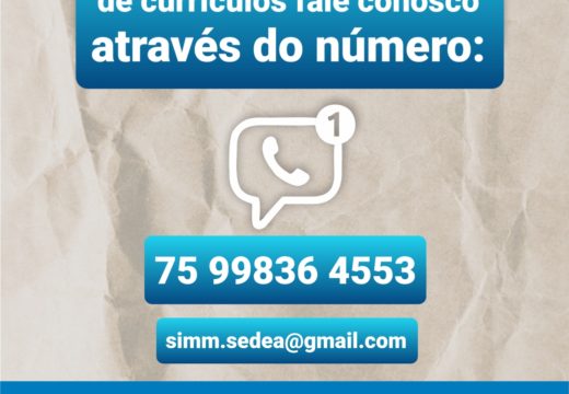 Secretaria Municipal de Desenvolvimento Econômico e Meio Ambiente (SEDEA) disponibiliza contatos para registro de denúncias e atualização de currículos e cadastros