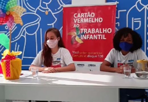 Enfrentamento ao Trabalho Infantil é abordado por live promovida pela Prefeitura