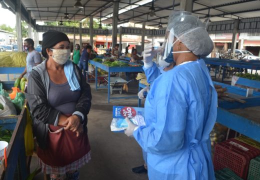Prefeitura realiza blitz educativa de enfrentamento ao coronavírus na Central de Abastecimento e amplia estratégias; nova etapa da ação será realizada neste sábado (18)